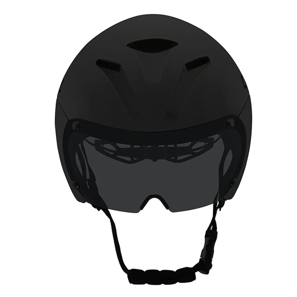 NEW TT 340g Long Tail Aero TT Road Bicycle Helmet Goggles Cycling Bike Sports Safety YM-01