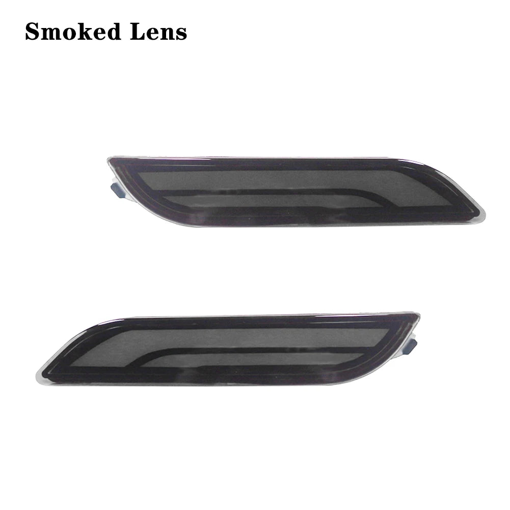 iJDM 3D Optic LED Bumper Reflector Lights For 2018-up Toyota Camry, Function as Tail, Brake Rear Fog Lamps and Turn Signal Light