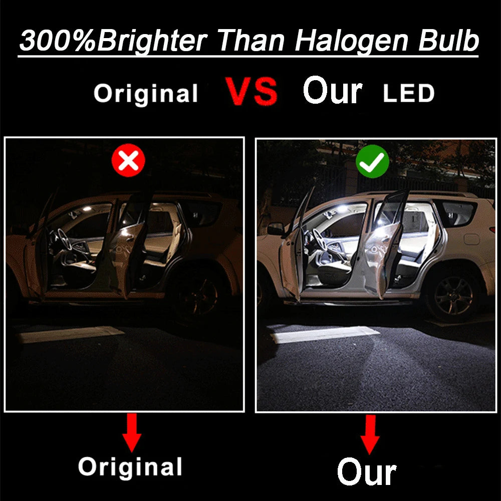 For Hyundai Kona 2017 2018 2019 2020 2021 Parts Accessories Car Interior LED Lights Canbus Map Dome Trunk License Plate Lamp