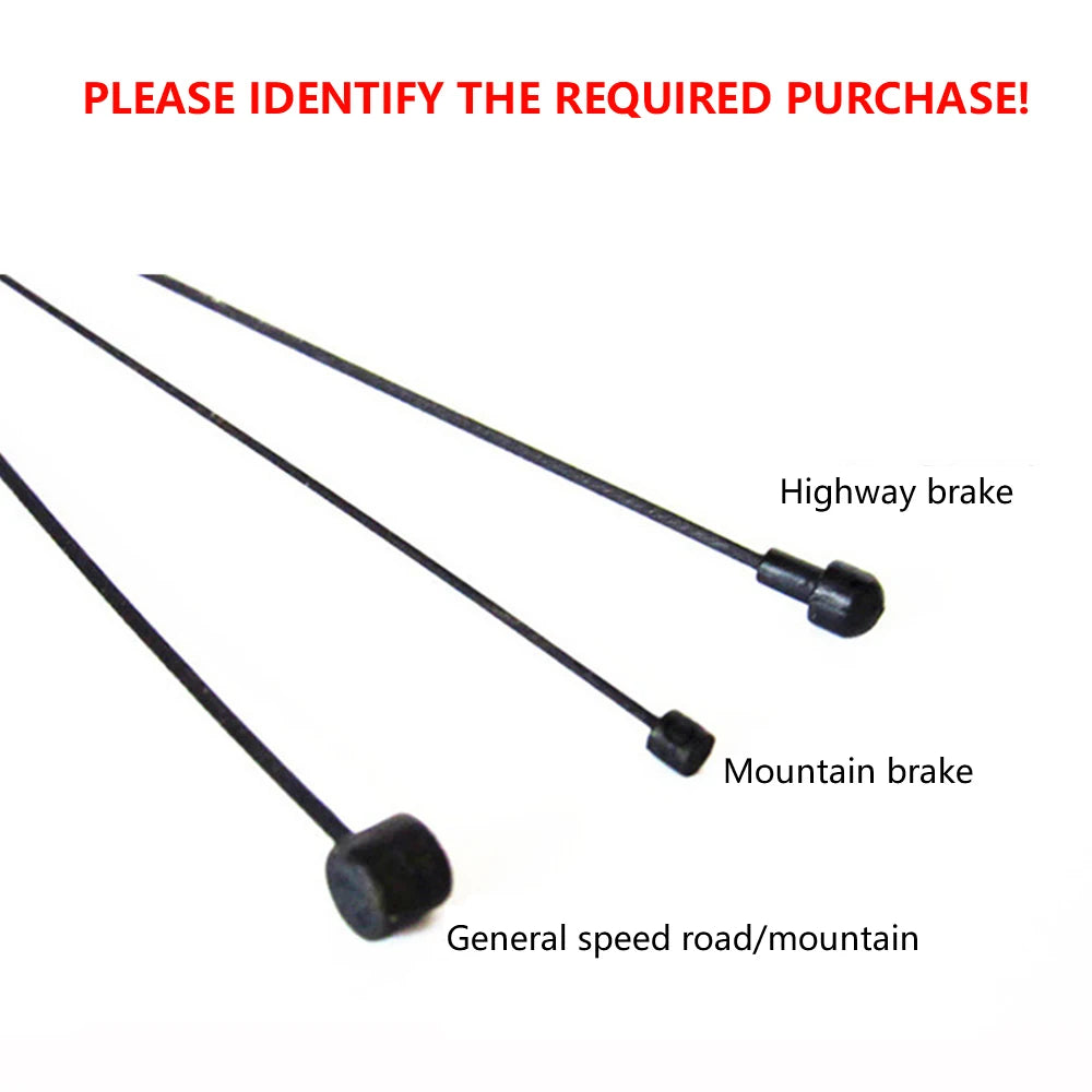 5Pcs MTB Road Bicycle Coated Shifting/Brake Cable Bike Front Rear Brake Line Derailleur Line Core Wire Rope 1.1m 1.7m 1.55m 2.1m