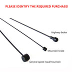 5Pcs MTB Road Bicycle Coated Shifting/Brake Cable Bike Front Rear Brake Line Derailleur Line Core Wire Rope 1.1m 1.7m 1.55m 2.1m