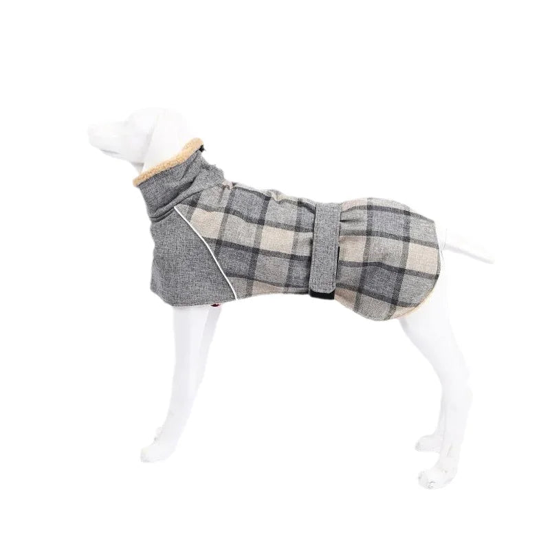 Warm Thicken Big Dog Coat Jacket for Medium Large Dogs Winter Pet Clothes Greyhound Wheeling Clothing mascotas ubranka dla psa