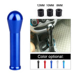 Car Racing 150mm Truck Gear Shift Knob Universal Car Manual Transmission Aluminum Shifter Lever Knob With Three Adapters No Logo
