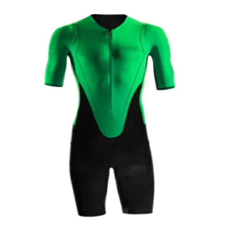 Men's Triathlon Suit 2021 Hot Selling Cycling Jersey Summer Short Sleeve Bicycle Skinsuit Maillot Ciclismo Hombre Bike Clothing