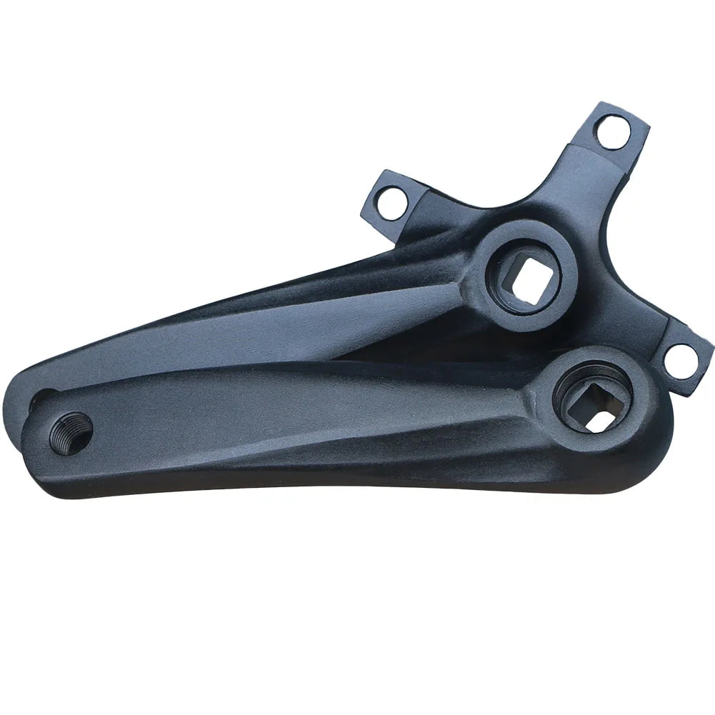 Bicycle crankset square taper single chainring 30T-42T black 152/165/170mm