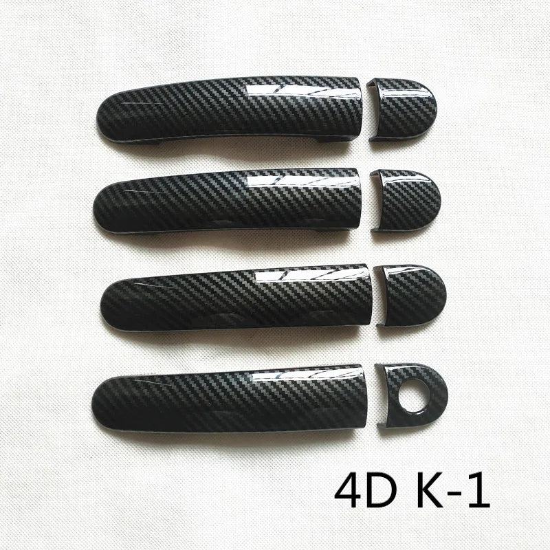 Suitable For Volkswagen VW Gol G5 G6 G8 Voyage Saveiro Accessories Door Handle Cover Trim Plastic Chrome Imitation Carbon Fiber