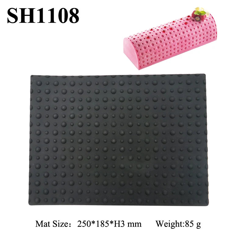 Meibum Silicone Baking Mats Set Cake Decorating Tools Veins Mat Fondant Moulds Mousse Cake Molds Dessert Bakeware Pastry Pan