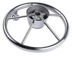 Boat Accessories  Steering Wheel With knob Stainless Steel 5 Spoke 25 Degree 11'' For Marine Yacht