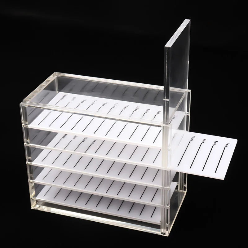 5/10 Layer Eyelash Extension Storage Box Display Stand Organizer with Glue Pallet