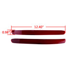Pair Rear Bumper Reflector W/ Red Lens No Light For VW Touareg 7L 2002-2010 L+R
