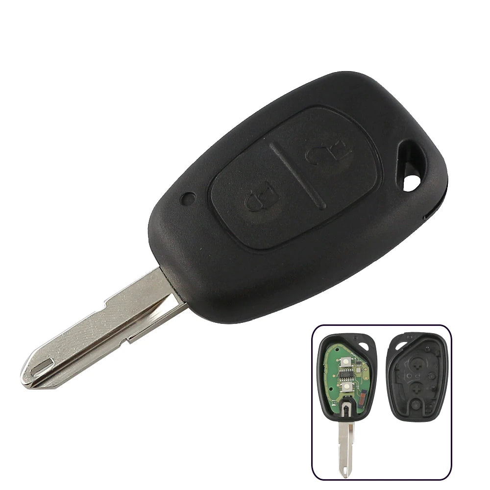YIQIXIN 2 Button Remote Key For Renault Master Traffic Kangoo Nissan Interstar Primastar For Vauxhall Opel Vivaro ID46 Chip
