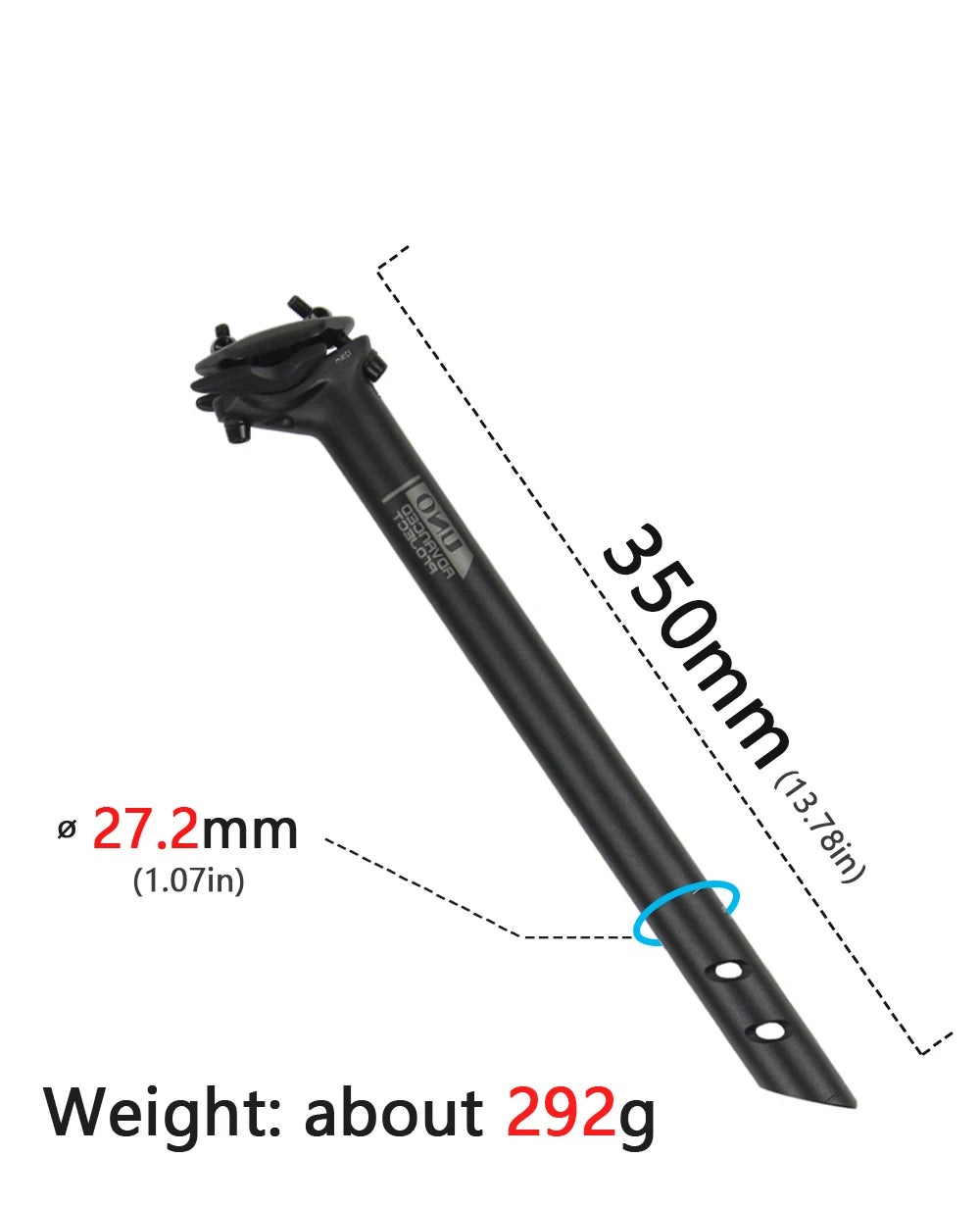 UNO SP-719 Bicycle Seatpost   Road Mountain Bike Seatpost 27.2/30.9/31.6*350/400mm Seat Tube Bicycle Aluminum Alloy Parts