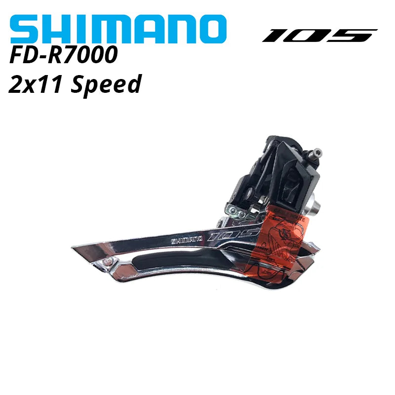 SHIMANO 105 FD-R7000 2x11Speed Front Derailleur Road Bike Band Mount 2x11s R7000 Braze On Clamp Band Mount for Road Bicycle