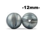 LOFCA 100Pcs/lot 12MM Round Shape Silicone Beads Used in jewelry making Necklace Bracelets Keychain Jewelry accessories
