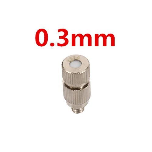 50Pcs 3/16 Inch Thread High Pressure Fog Nozzle Misting Cooling Humidity Sprayer Home Garden landscaping Disinfection Nozzles