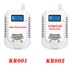 2024 Natural Gas Detector And Carbon Monoxide CO Detector Combustible Gas Leak Detector Monitor For Co Lpg Methane In Kitchen
