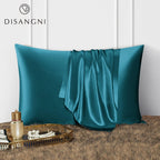 DISANGNI 22 Momme 100% Natural Mulberry Silk Pillowcase for Hair and Skin - Double-Sided Pure Silk, Invisible Zipper Design, 1PC