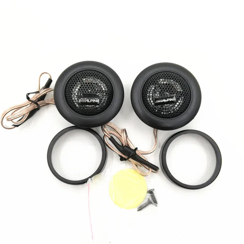 I KEY BUY 2pcs Car Audio Tweeter Speakers 55mm 4 Ohm 60W 25mm Voice Coil