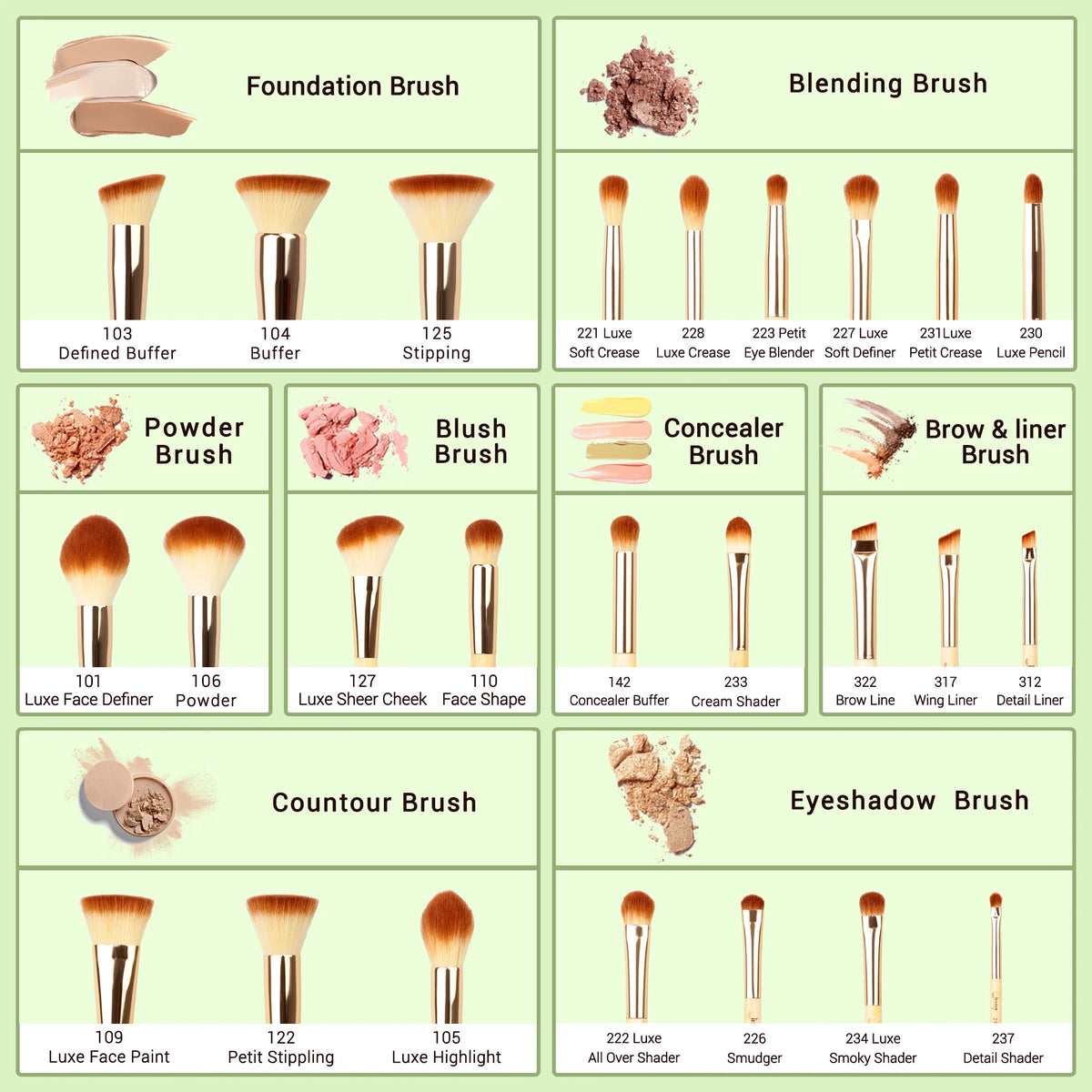 Elevate Your Beauty Routine: Jessup Pro Eco Bamboo Brush Set