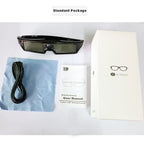 2PCS 3D Glasses DLP-LINK Active Shutter Universal for Xgimi Z4X(H1/Z5 Optoma Sharp LG Acer H5360 Jmgo BenQ w1070 Projectors