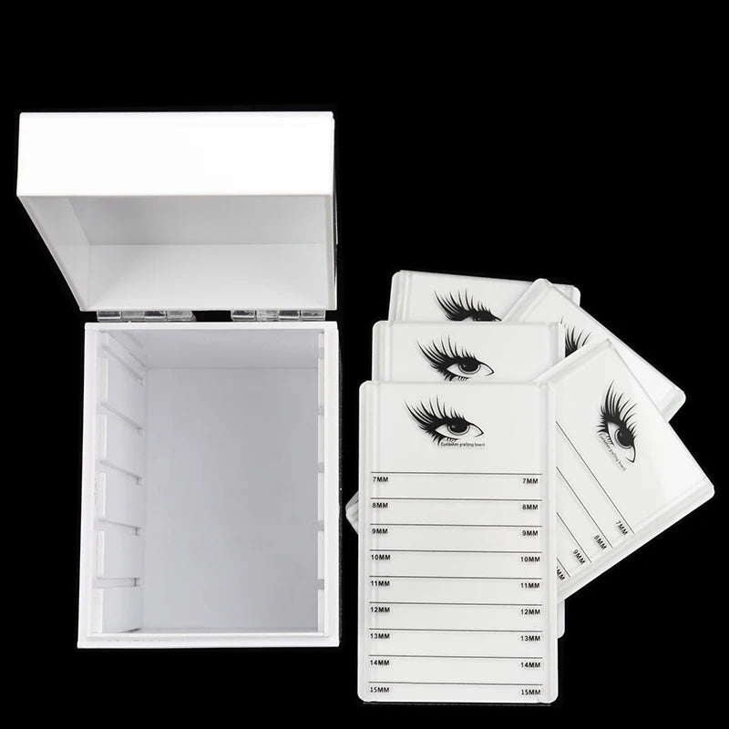 5/10 Layer Eyelash Extension Storage Box Display Stand Organizer with Glue Pallet