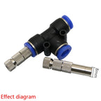 50Pcs Sprayer Nozzle 8mm 0.2~0.6mm Misting Fog Machine Cooling Landscape Dust Removal Disinfection Humidify Water Nebulizer