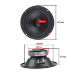 GHXAMP 5 inch 147mm midrange speaker driver 6 ohm 70W 87dB paper cone 1pc