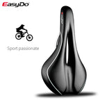 Easydo Comfortable Waterproof  Bicycle soft cushion Saddle Fits for MTB Road Bike Folding Bike Hollow Design Ergonomic Saddle