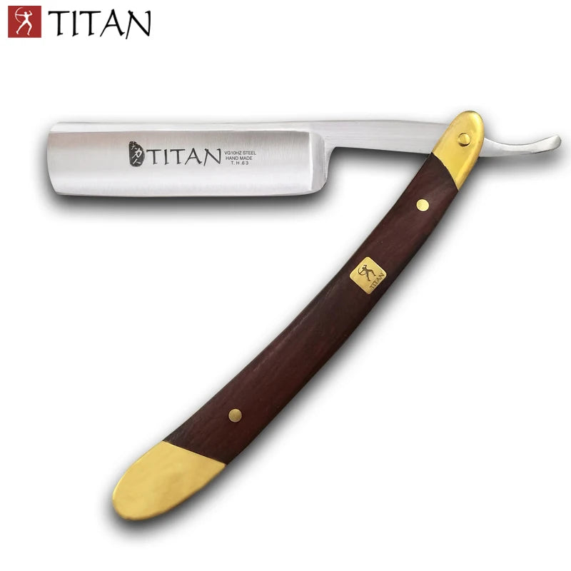 Titan straight razor barber razors for beard male shaving knife men's safety shaver razors