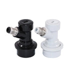 Beer Tap Faucet with Adjustable Flow, Chrome Plated Homebrew Kegerator Tap, Ball Lock