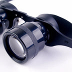 11x34 Compact Binoculars Glasses Style, Black Portable Opera Theater Concert Viewing