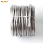 Jeely UHMWPE Tow Rope 6mm 5m/10m Grey 3260kg Winch Line for Glider Towing