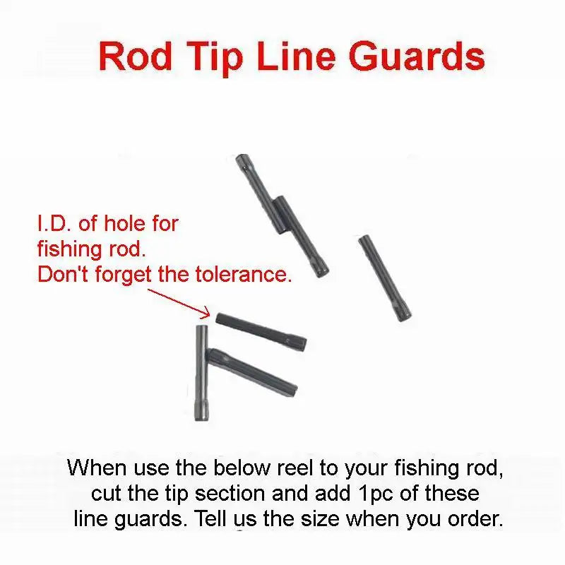 TG010 Stainless Ceramics Rings Porcelain Top Ring Line Top Guide Tip Guides Fishing Rod I.D. 1.1-5.0mm Send Sizes in Messages