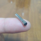 TG010 Stainless Ceramics Rings Porcelain Top Ring Line Top Guide Tip Guides Fishing Rod I.D. 1.1-5.0mm Send Sizes in Messages