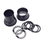 Fouriers PF30 to BB30 Bottom Bracket 46x68/73mm Frame 30mm Axle Enduro Bearings Black