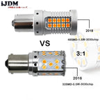 iJDM P21W PY21W LED Canbus BA15S BAU15S 19W 1156 Car led Light 3030 SMD Amber White Red DRL Auto Brake Lights Turn Signal Bulb