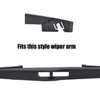 Xukey windshield wiper blades set 26in 17in 14in front & rear for Ford Focus 2004-2011