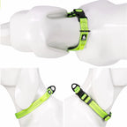 Truelove Reflective Nylon Dog Collar, Adjustable Padded Soft, Black/Gray/Neon Yellow/Orange S-XL