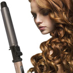 Diameter Size Styles Professional Nano Titanium Hair Curler with LED Digital Black+Gold Color Automatic Rotating Curling Iron