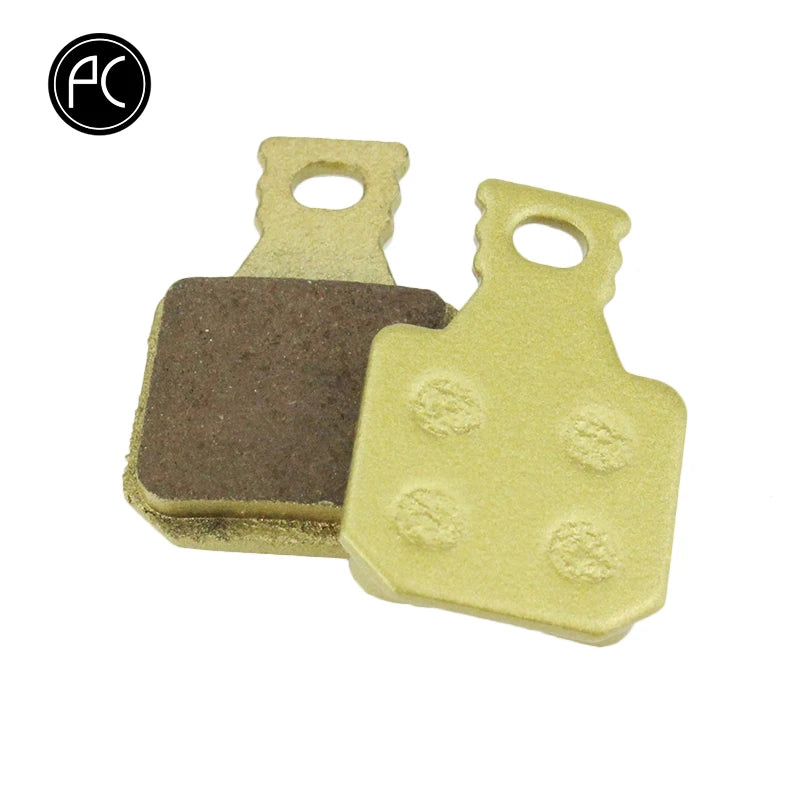 PCycling Metallic Disc Brake Pads 4 Pairs (8pcs) for Magura MT5 MT7 SH901 Yellow