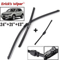 Erick's Wiper LHD Front & Rear Wiper Blades Set For VW Tiguan MK1 2007 - 2017 2016 Windshield Windscreen Window 24"+21"+13"