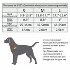 Truelove Reflective Nylon Dog Collar, Adjustable Padded Soft, Black/Gray/Neon Yellow/Orange S-XL