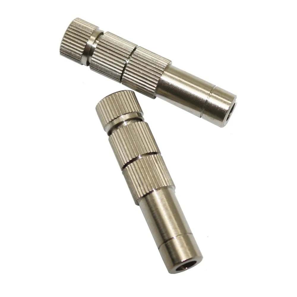50Pcs Sprayer Nozzle 8mm 0.2~0.6mm Misting Fog Machine Cooling Landscape Dust Removal Disinfection Humidify Water Nebulizer