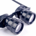 11x34 Compact Binoculars Glasses Style, Black Portable Opera Theater Concert Viewing