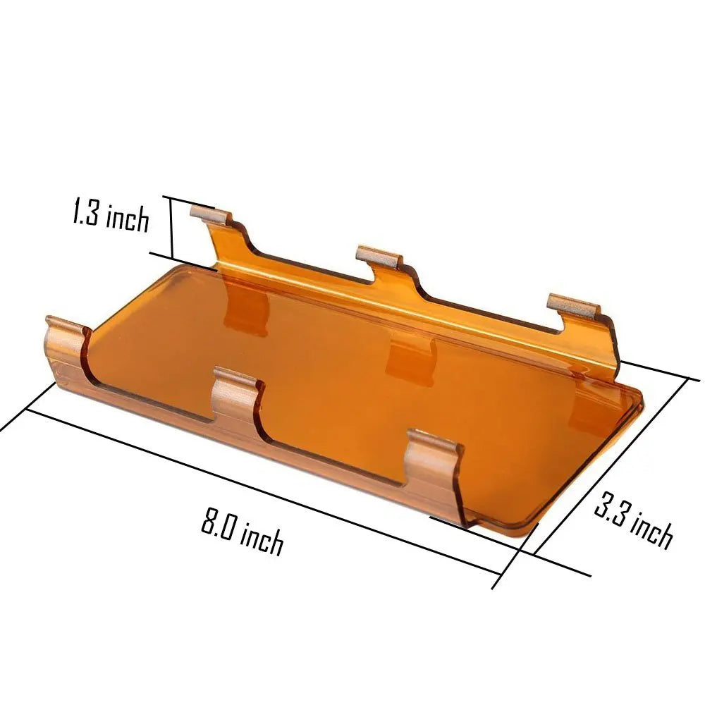 LED Work Light Bar Dust Proof Protective Covers Amber Clear Black Red White Color For 3" 4" 7" 12" 20" 22" 32" 42" 52" Led Light
