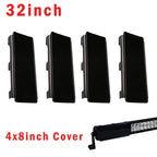 LED Work Light Bar Dust Proof Protective Covers Amber Clear Black Red White Color For 3" 4" 7" 12" 20" 22" 32" 42" 52" Led Light