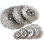 0.15mm Stainless Steel Wire Wheel Brush 3"-10" Flat Type for Bench Grinder Polishing Abrasive Tool Metal Derust wood Deburring