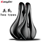 Easydo Comfortable Waterproof  Bicycle soft cushion Saddle Fits for MTB Road Bike Folding Bike Hollow Design Ergonomic Saddle