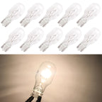 Wholesales 100pcs/lot Warm White T15 W16W Halogen Light 12V 18W Interior Clearance Light Dashboard Automotive Clear Glass