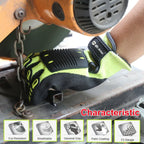 NMSafety Cut Resistant Work Gloves ANSI A6 Anti-Vibration Full Finger, Size L